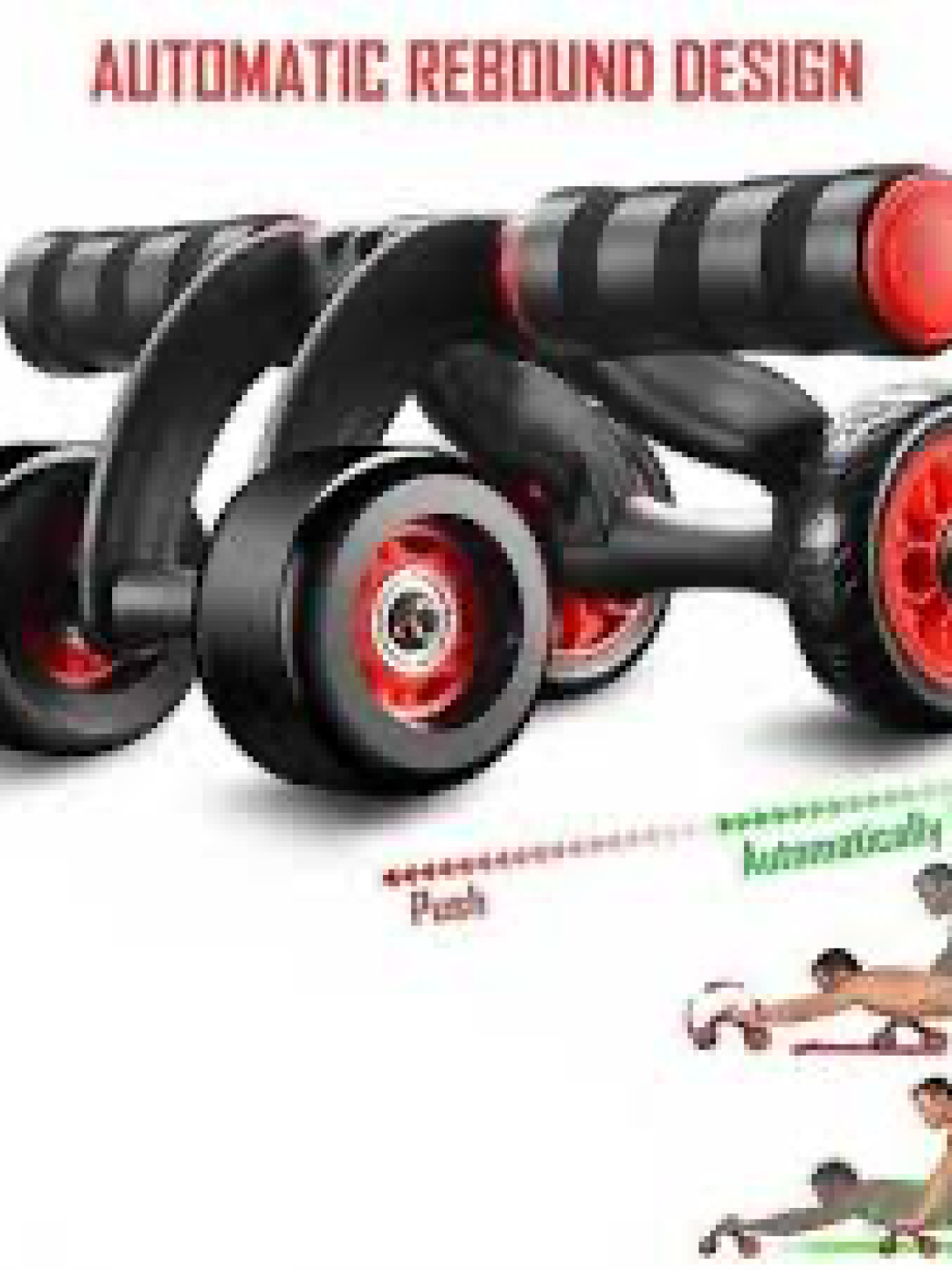 4 wheel abdominal roller - hover